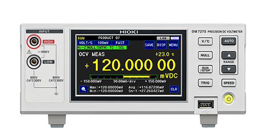 Precision DC Voltmeter DM7275, DM7276